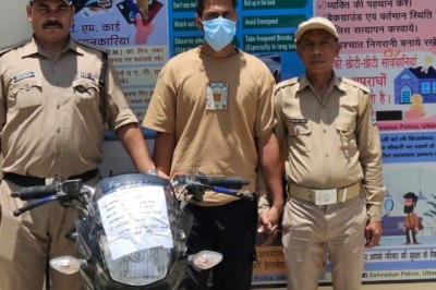 पटेल नगर क्षेत्र में हुई वाहन चोरी की घटना का दून पुलिस ने किया खुलासा