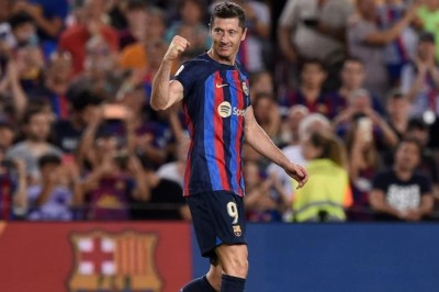 La Liga: बार्सिलोना ने वालाडोलिड को 4-0 से हराया, लेवेंडोवस्की ने किए दो गोल