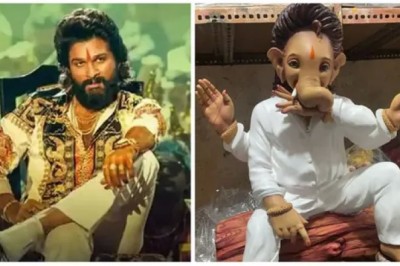 गणपति पर भी छाया 'पुष्पा का स्वैग, अल्लू अर्जुन के हिट स्टाइल में सामने आई तस्वीर