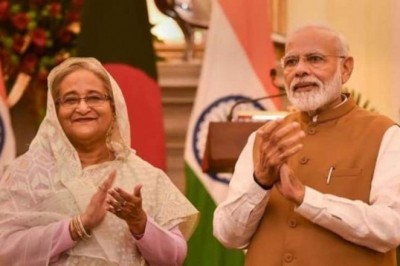 पीएम मोदी और विदेश मंत्री की मौजूदगी में राष्ट्रपति भवन में शेख हसीना का जोरदार  हुआ स्वागत