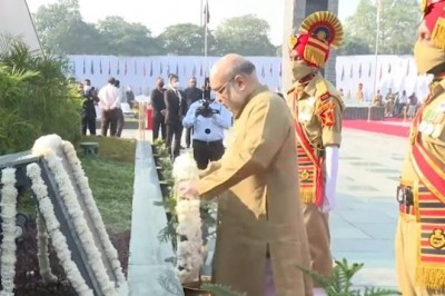 Police Commemoration Day: अमित शाह ने शहीद पुलिसकर्मियों को दी श्रद्धांजलि