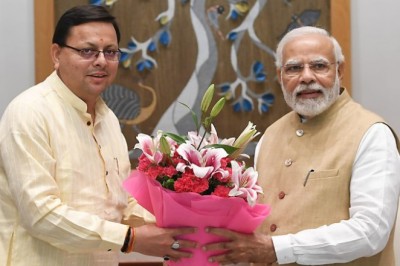 पीएम मोदी से मिले सीएम पुष्कर सिंह धामी, कई लंबित योजनाओं पर हुई चर्चा