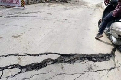 बदरीनाथ की राह में बाधा बन सकता है धंसता हाईवे, सरकार के लिए बड़ी चुनौती है मरम्मत का काम