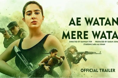 हिंदुस्तान की आवाज को सुनाने आ रही हैं सारा अली खान, जारी हुआ 'ऐ वतन मेरे वतन' का टीजर