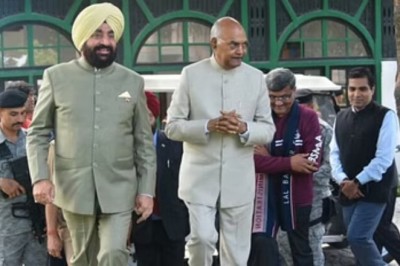 Mussoorie: LBS अकादमी पहुंचे पूर्व राष्ट्रपति रामनाथ कोविंद