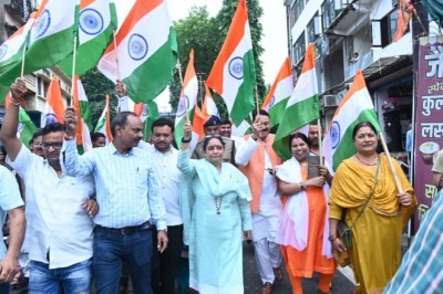 तिरंगा यात्रा के माध्यम से हम कोटद्वार से यह संदेश दे रहे हैं कि हम सभी एकजुट हैं.......... ऋतु खण्डूड़ी भूषण