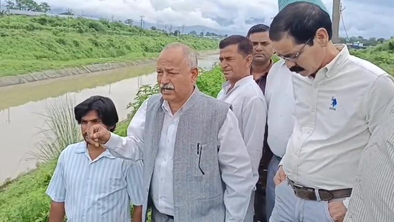 जल विद्युत निगम की शक्ति नहर के बार-बार क्षतिग्रस्त होने को लेकर दहाड़ा मोर्चा