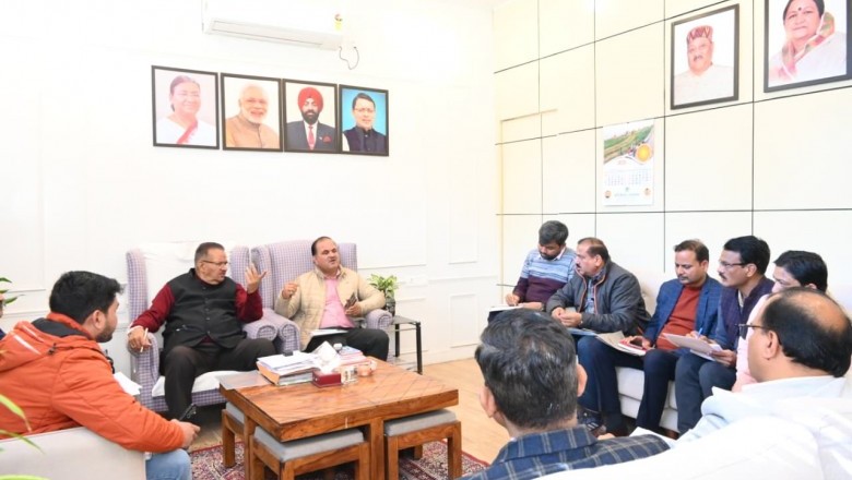 कैबिनेट मंत्री गणेश जोशी ने की  मसूरी विधानसभा क्षेत्र में चल रहे विकास कार्यों और क्षेत्र में आपदा के पुनर्निर्माण कार्यों समीक्षा