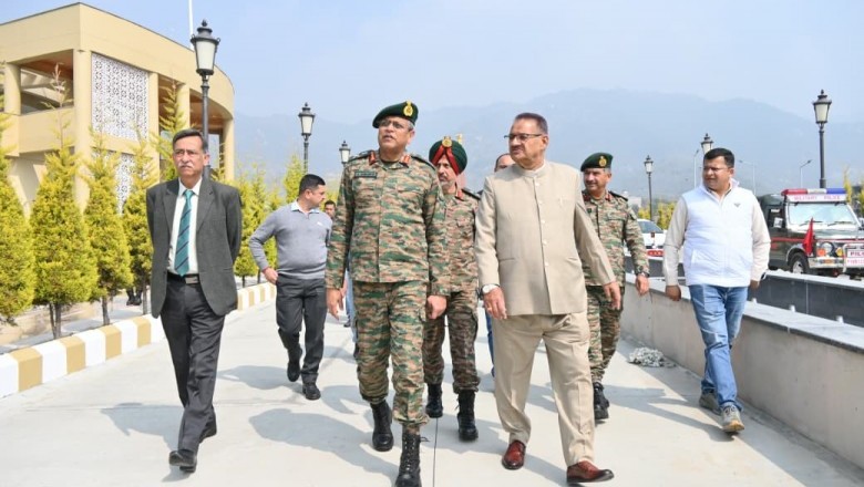 सैनिक कल्याण मंत्री गणेश जोशी से मिले मध्य कमान के आर्मी कमाण्डर, सैन्यधाम का किया संयुक्त निरीक्षण