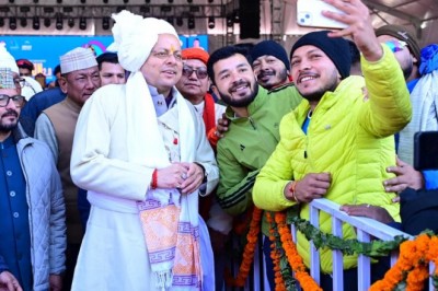 मुख्यमंत्री पुष्कर सिंह धामी ने गुंजी में आदि कैलाश परिक्रमा रन-2.0 में किया प्रतिभाग, विजेता धावकों को किया पुरस्कृत